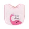 imageHudson Baby Unisex Baby Cotton Terry Drooler Bibs with Fiber Filling Girl Fox One SizeGirl Dino