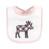 imageHudson Baby Unisex Baby Cotton Terry Drooler Bibs with Fiber Filling Girl Fox One SizeGirl Moose Bear