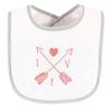 imageHudson Baby Unisex Baby Cotton Terry Drooler Bibs with Fiber Filling Girl Fox One SizeGirl Woodland