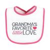 imageHudson Baby Unisex Baby Cotton Terry Drooler Bibs with Fiber Filling Girl Fox One SizeGrandmas Favorite Heart