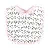 imageHudson Baby Unisex Baby Cotton Terry Drooler Bibs with Fiber Filling Girl Fox One SizeHeaven Sent Heart Arrow