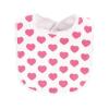imageHudson Baby Unisex Baby Cotton Terry Drooler Bibs with Fiber Filling Girl Fox One SizeI Love Mommy Lt Pink