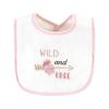 imageHudson Baby Unisex Baby Cotton Terry Drooler Bibs with Fiber Filling Girl Fox One SizePink Girl Woodland