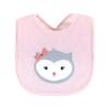 imageHudson Baby Unisex Baby Cotton Terry Drooler Bibs with Fiber Filling Girl Fox One SizePink Girl Woodland