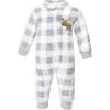 imageHudson Baby Unisex Baby Fleece Jumpsuits Coveralls and PlaysuitsWoodland