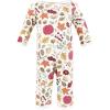 imageHudson Baby Unisex Baby Thermal Coveralls 2pkAcorn Botanical