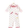 imageHudson Baby Unisex Baby Thermal Coveralls 2pkCreative Rainbows