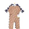 imageHudson Baby Unisex Baby Thermal Coveralls 2pkFootball