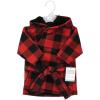 imageHudson Baby Unisex BabyMink with Faux Fur Lining Pool and Beach Robe CoverupsBuffalo Plaid