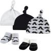 imageHudson Baby babygirls 10pc Cap and Socks SetRoyal Safari Mustache
