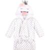 imageHudson Baby unisexbaby 2pc Plush Animal Face BathrobeMermaid Swan