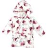 imageHudson Baby unisexbaby 2pc Plush Animal Face BathrobePink Floral Floral