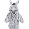 imageHudson Baby unisexbaby 2pc Plush Animal Face BathrobePirate Elephant Donkey