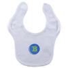 imageHudson Baby Personalized Initial Bib B Boy BlueGreen