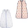 imageHudson Baby Safe Sleep Wearable Muslin Sleeping Bag 2 Pack AnchorFoxes 1218 Months