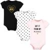 imageHudson Baby Unisex Baby Cotton Bodysuits Mama Heart 69 Months