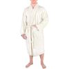imageHudson Home Collection Baby Shawl Collar Plush Robe Cream Small Medium Sm