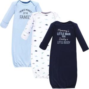 imageHudson Baby Baby Cotton GownsNewest Family Member