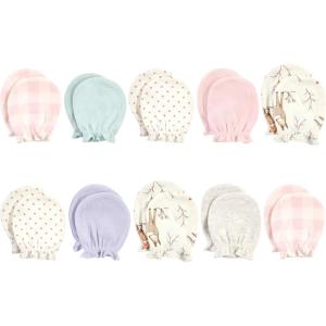 imageHudson Baby Unisex Baby Cotton Scratch MittensEnchanted Forest