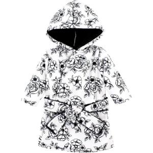 imageHudson Baby Unisex BabyMink with Faux Fur Lining Pool and Beach Robe CoverupsBlack Toile