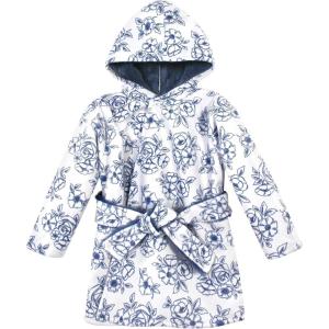 imageHudson Baby Unisex BabyMink with Faux Fur Lining Pool and Beach Robe CoverupsBlue Toile