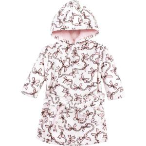 imageHudson Baby Unisex BabyMink with Faux Fur Lining Pool and Beach Robe CoverupsPink Bows