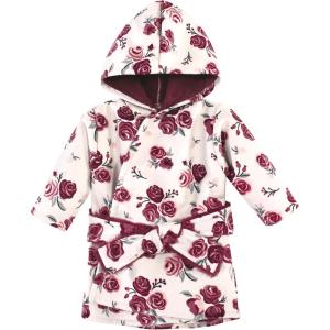 imageHudson Baby Unisex BabyMink with Faux Fur Lining Pool and Beach Robe CoverupsRose