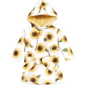 imageHudson Baby Unisex BabyMink with Faux Fur Lining Pool and Beach Robe CoverupsSunflower