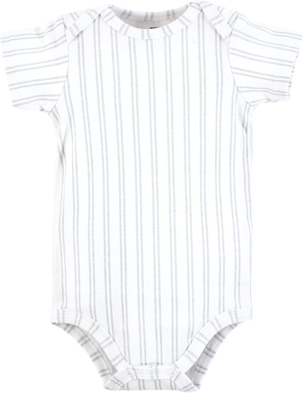 imageHudson Baby Baby Boys Cotton Bodysuits 5packPlaid Necktie