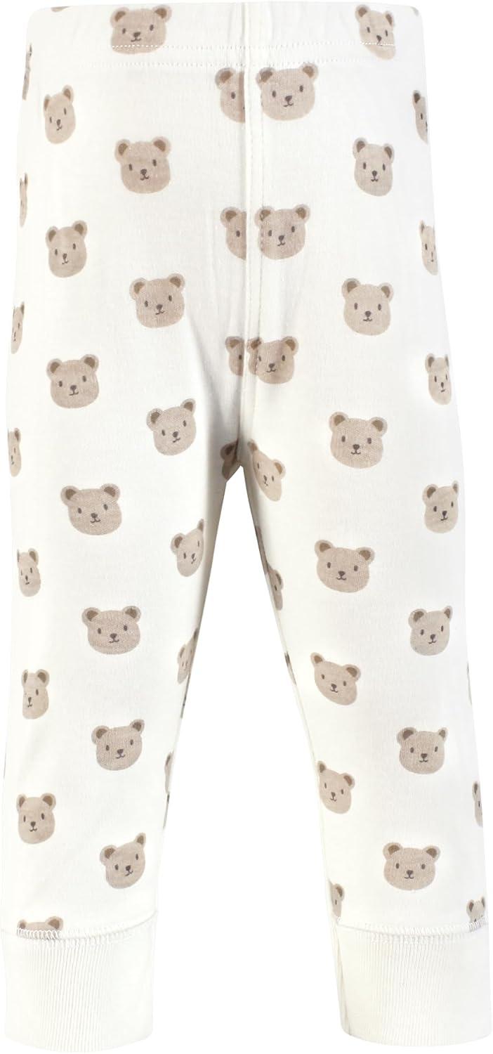 imageHudson Baby Baby Cotton Pants and LeggingsBeige Cozy Cutie