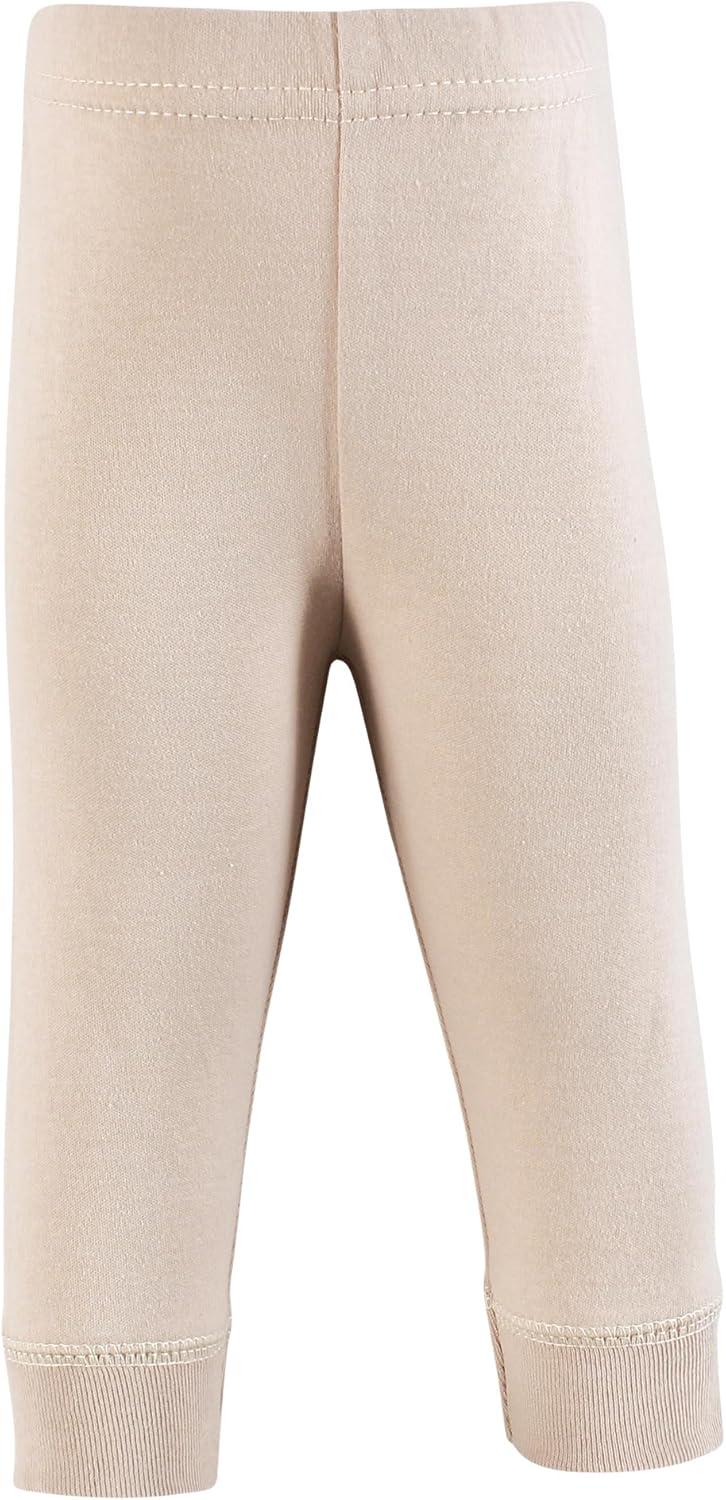 imageHudson Baby Baby Cotton Pants and LeggingsBeige Cozy Cutie
