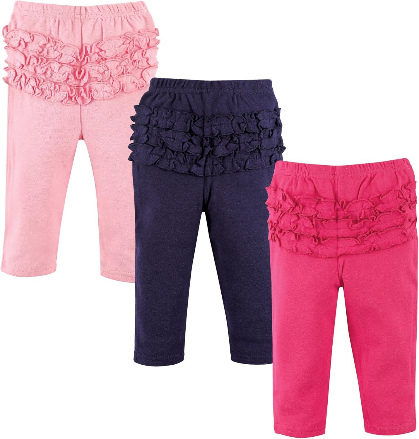 imageHudson Baby Baby Cotton Pants and LeggingsNavy Pink