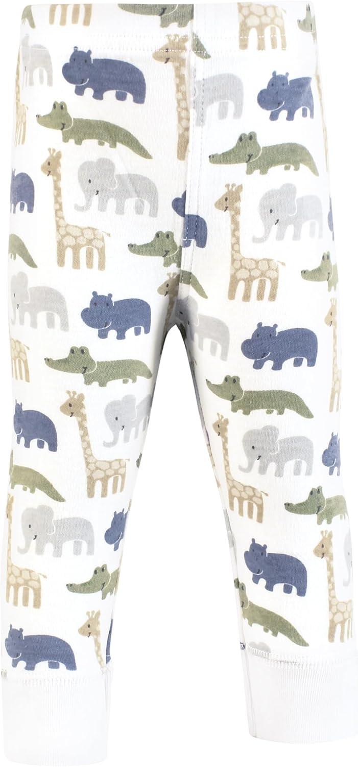imageHudson Baby Baby Cotton Pants and LeggingsWild Leaf Safari