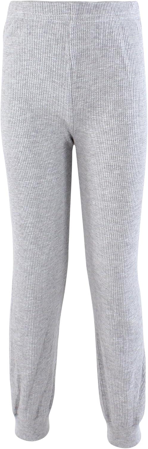 imageHudson Baby Girls Unisex Baby Thermal Long Underwear 2pc Set Heather Gray 8 YearsHeather Gray