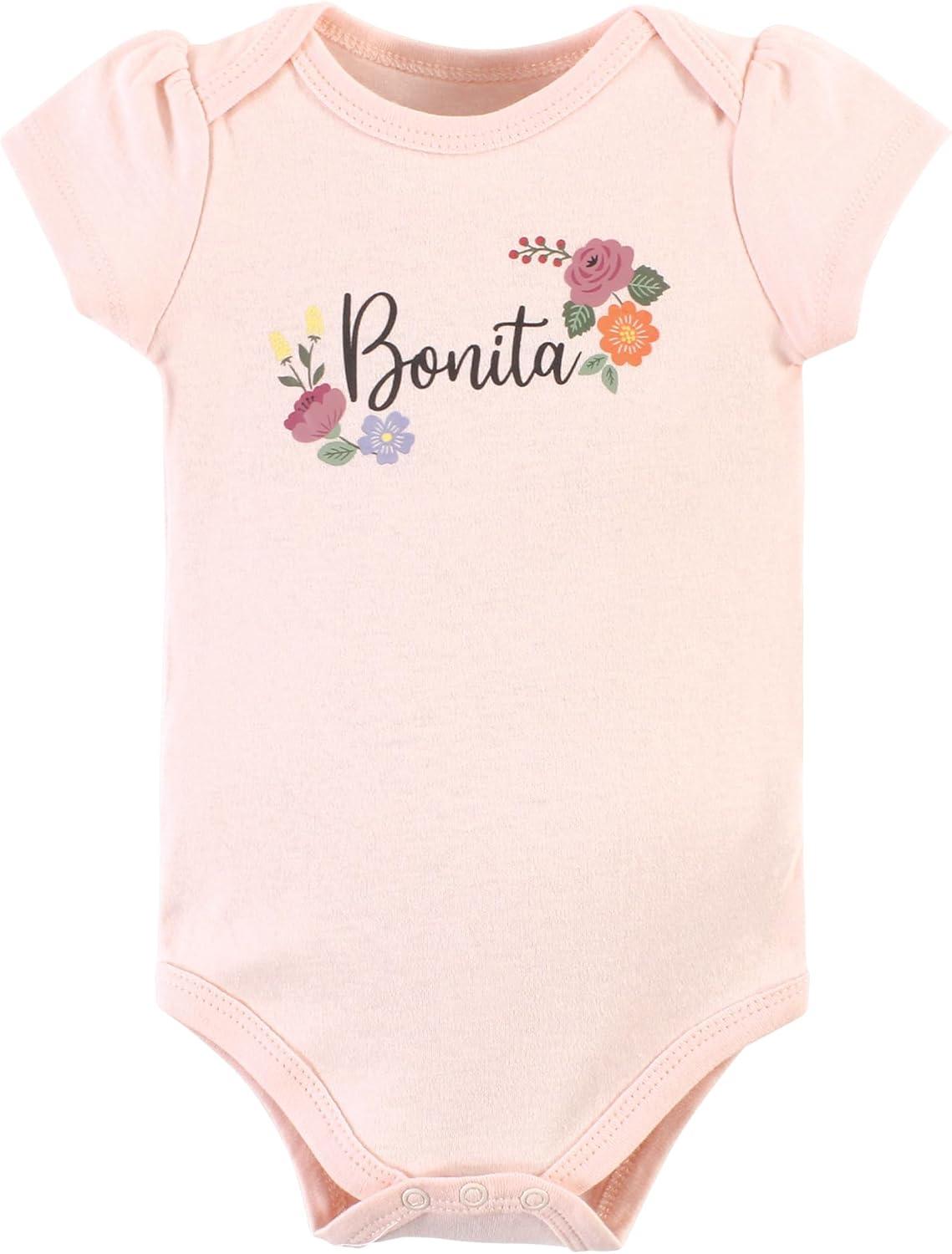 imageHudson Baby Unisex Baby Cotton Bodysuits Bonita Newborn