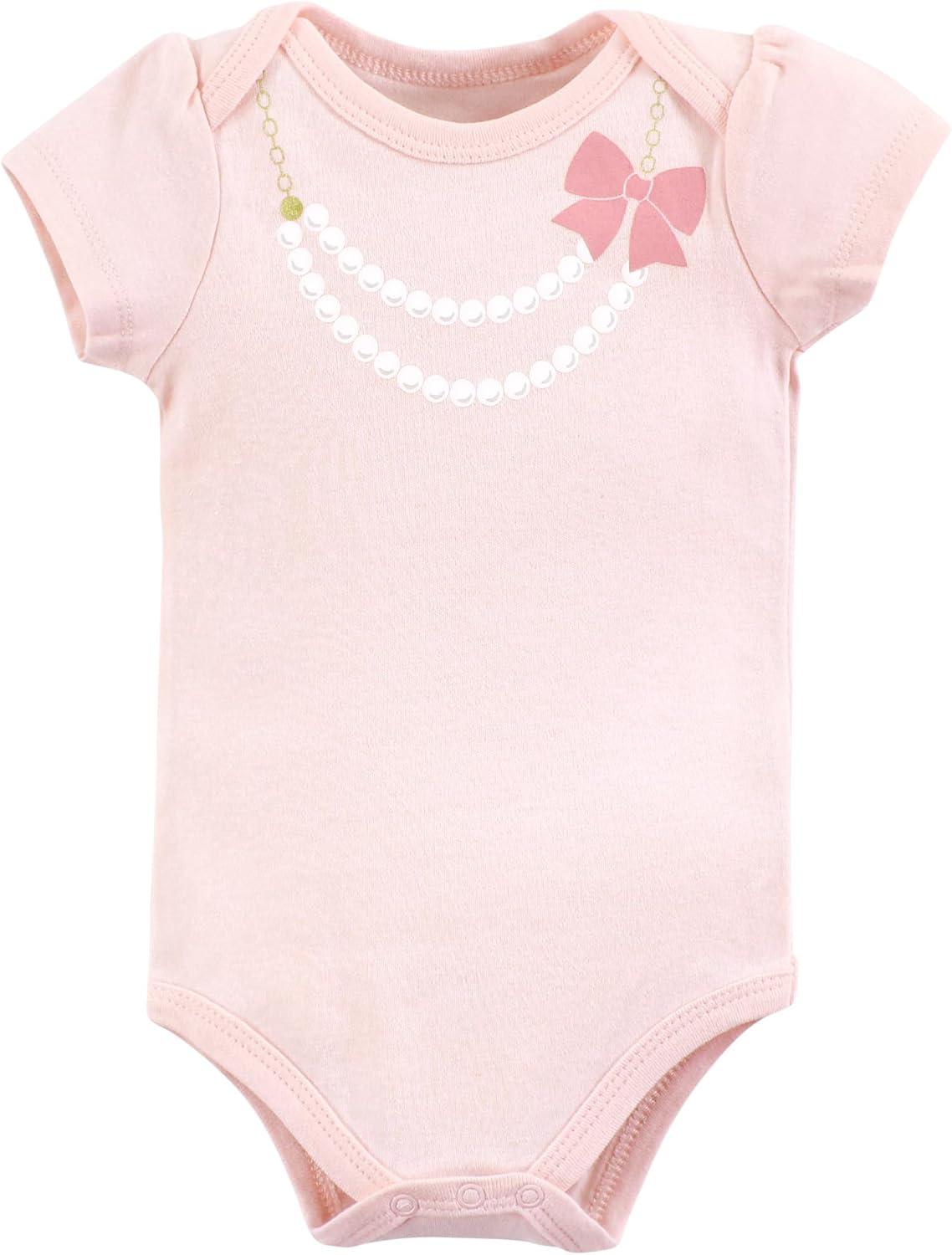 imageHudson Baby Unisex Baby Cotton Bodysuits Miss Sassy Pants 69 Months