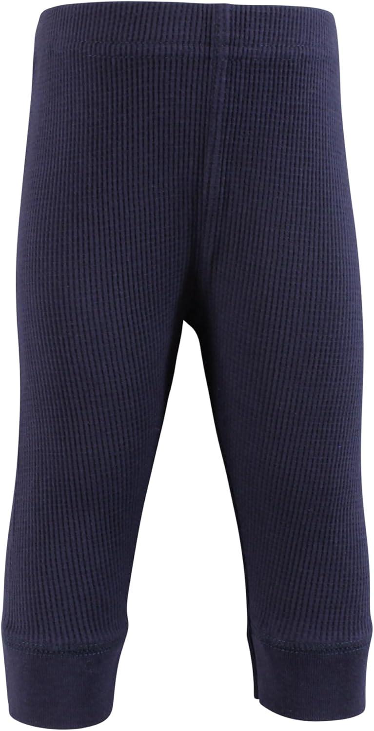 imageHudson Baby Unisex Baby Thermal Tapered Ankle Pants 4pk Acorn BotanicalBasic Camo