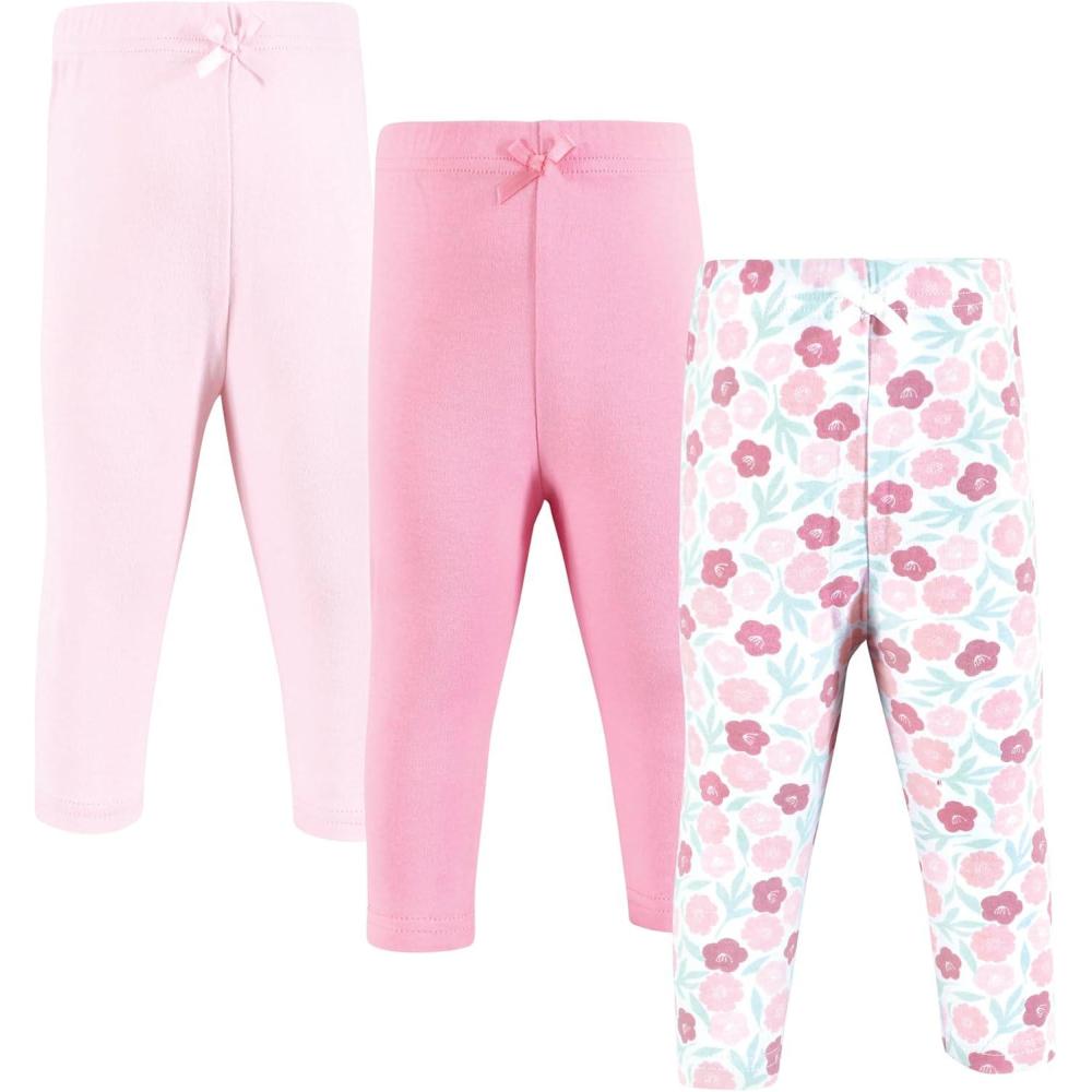 imageHudson Baby Baby Cotton Pants and LeggingsMint Floral