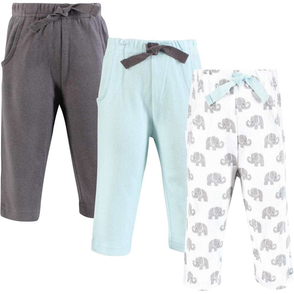 imageHudson Baby Baby Cotton Pants and LeggingsPainted Gray Elephant