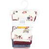 imageHudson Baby Unisex Baby Thermal Tapered Ankle Pants 4pk Acorn BotanicalDusty Rose Floral