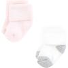 imageHudson Baby Baby Girls Cotton Rich Newborn and Terry SocksGirl Soft Asst Colors