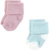 imageHudson Baby Baby Girls Cotton Rich Newborn and Terry SocksGirl Soft Asst Colors