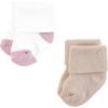 imageHudson Baby Baby Girls Cotton Rich Newborn and Terry SocksGirl Soft Asst Colors