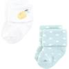 imageHudson Baby Baby Girls Cotton Rich Newborn and Terry SocksLemon Daisy