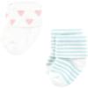 imageHudson Baby Baby Girls Cotton Rich Newborn and Terry SocksLittle Love