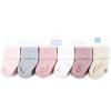 imageHudson Baby Baby Girls Cotton Rich Newborn and Terry SocksMauve Neutral