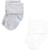 imageHudson Baby Baby Girls Cotton Rich Newborn and Terry SocksMauve Neutral