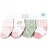 imageHudson Baby Baby Girls Cotton Rich Newborn and Terry SocksPink Sage Rose