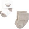 imageHudson Baby Baby Girls Cotton Rich Newborn and Terry SocksTaupe Sheep