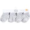 imageHudson Baby Baby Girls NonSkid NoShow SocksGray